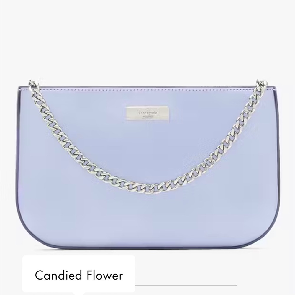 Kate Spade lavender clutch nwt